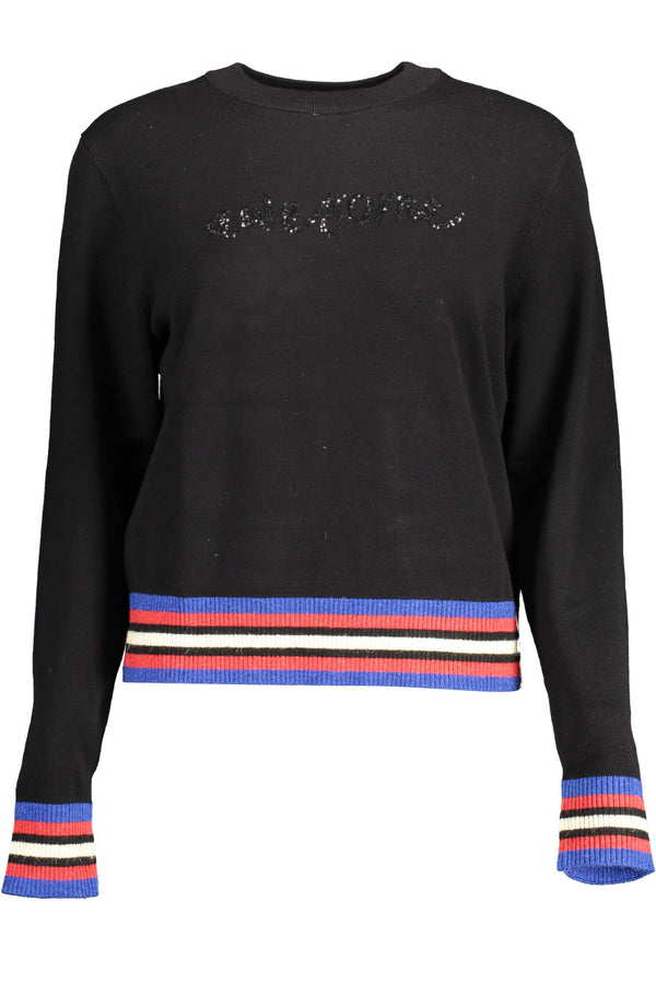 Desigual Sweaters Femme Noir - stylesgateway