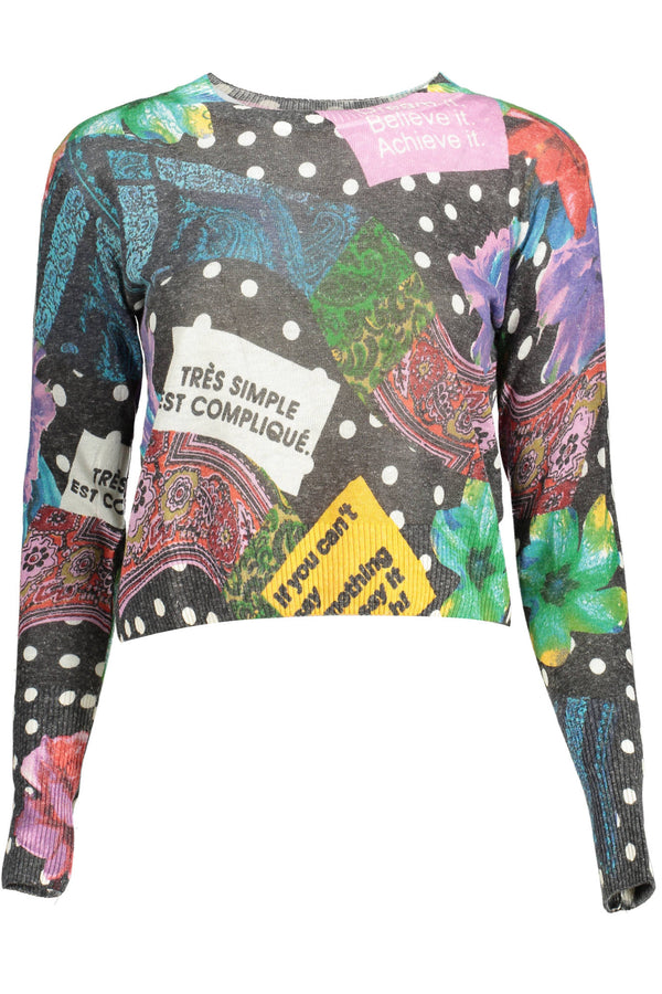 Desigual Sweaters Femme Noir - stylesgateway