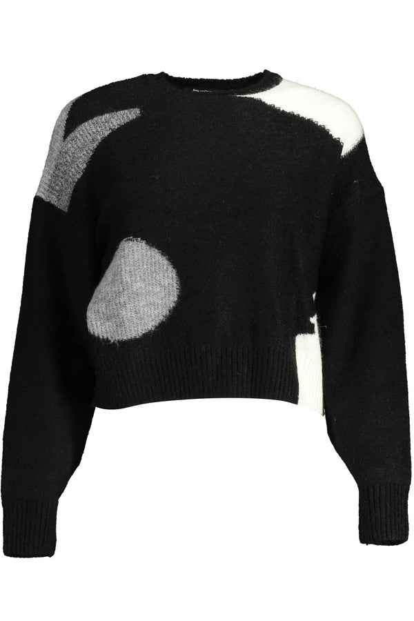 Desigual Sweaters Femme Noir - stylesgateway