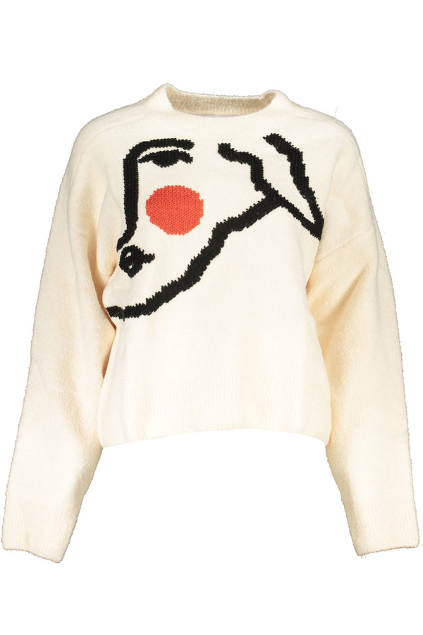 Desigual Sweaters Femme Blanc - stylesgateway