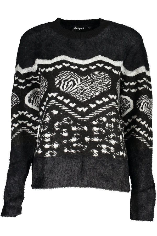 Desigual Sweaters Femme Noir - stylesgateway