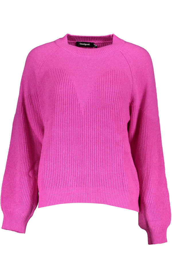 Desigual Sweaters Femme Rose - stylesgateway