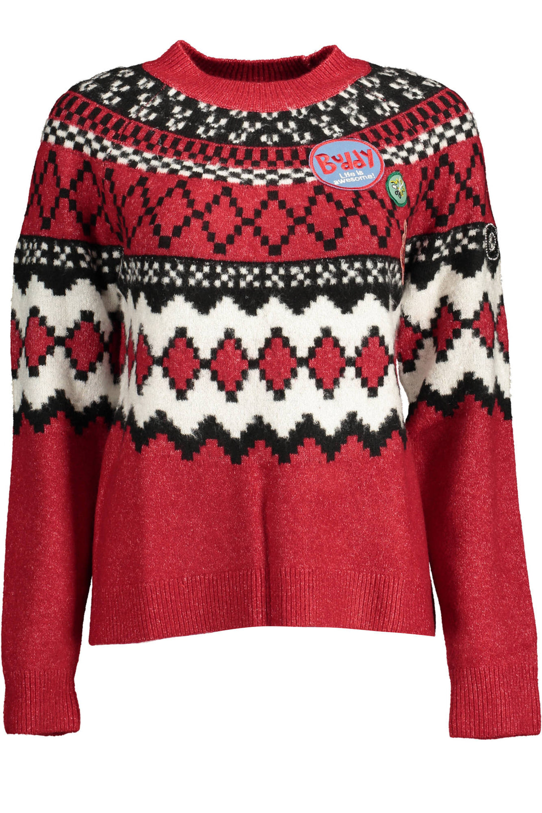 Desigual Sweaters Femme Rouge - stylesgateway