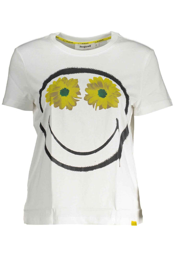 Desigual T-shirts Femme Blanc - stylesgateway