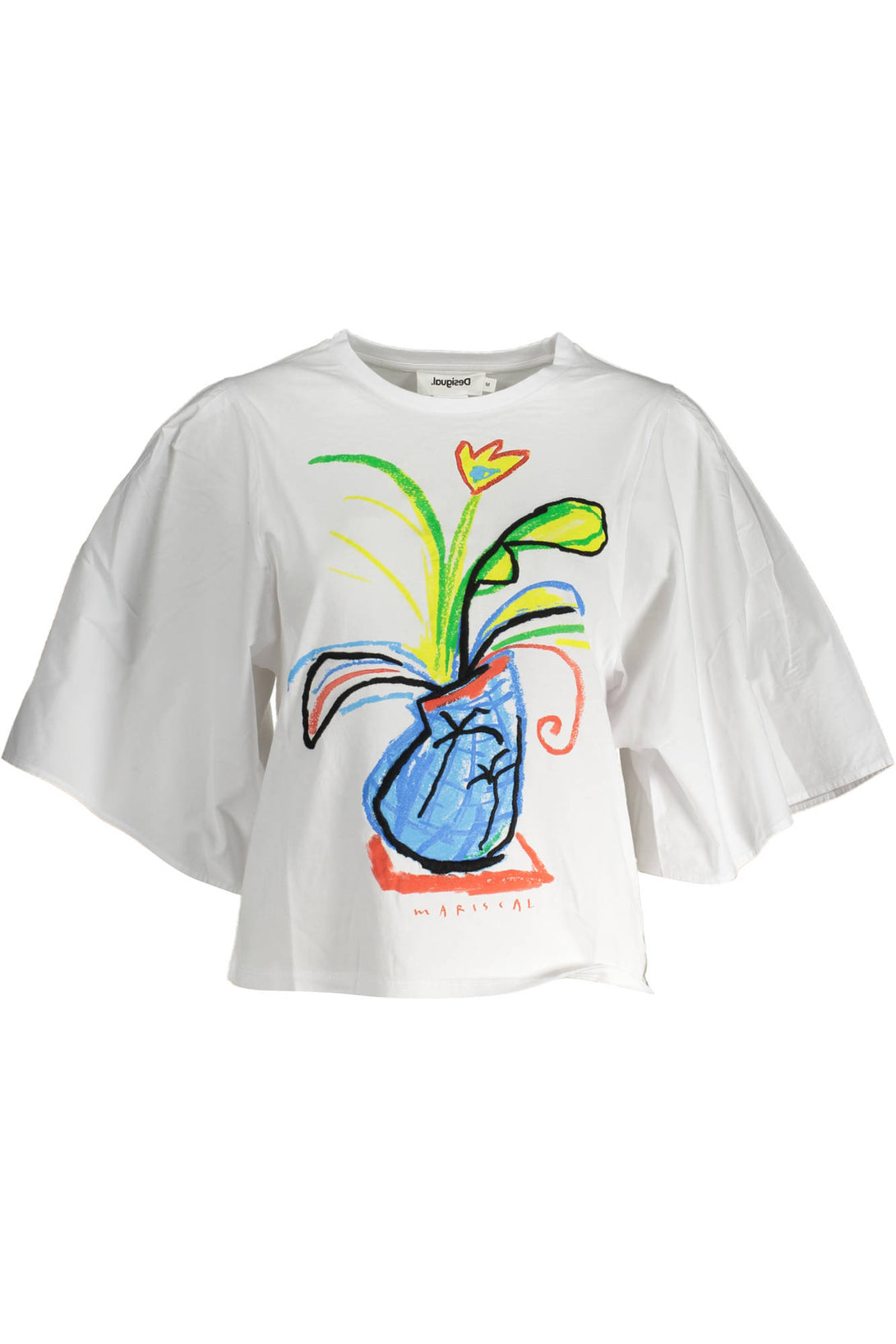 Desigual T-shirts Femme Blanc - stylesgateway
