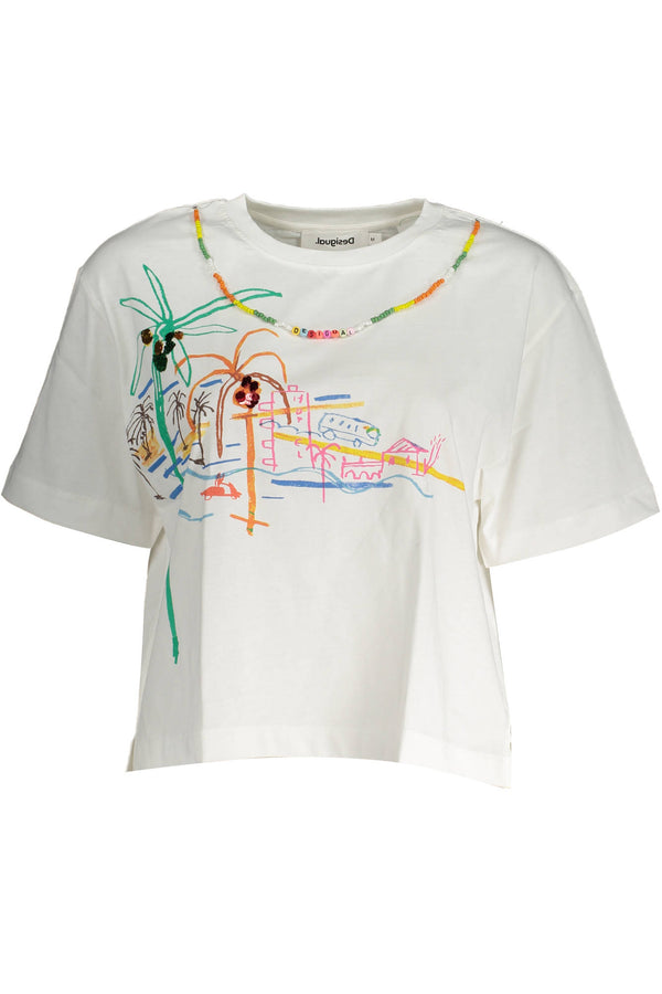Desigual T-shirts Femme Blanc - stylesgateway