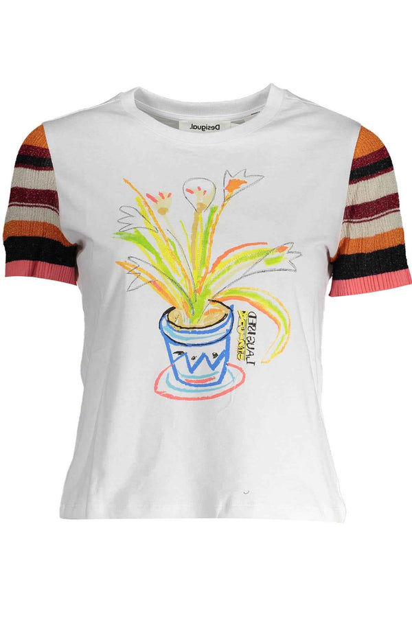 Desigual T-shirts Femme Blanc - stylesgateway