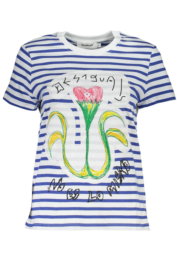 Desigual T-shirts Femme Bleu - stylesgateway