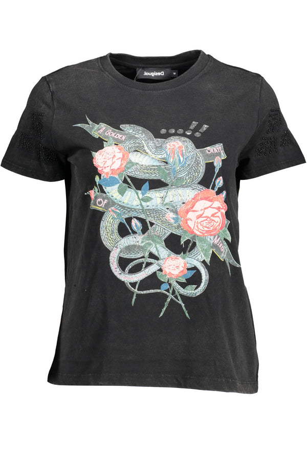 Desigual T-shirts Femme Noir - stylesgateway