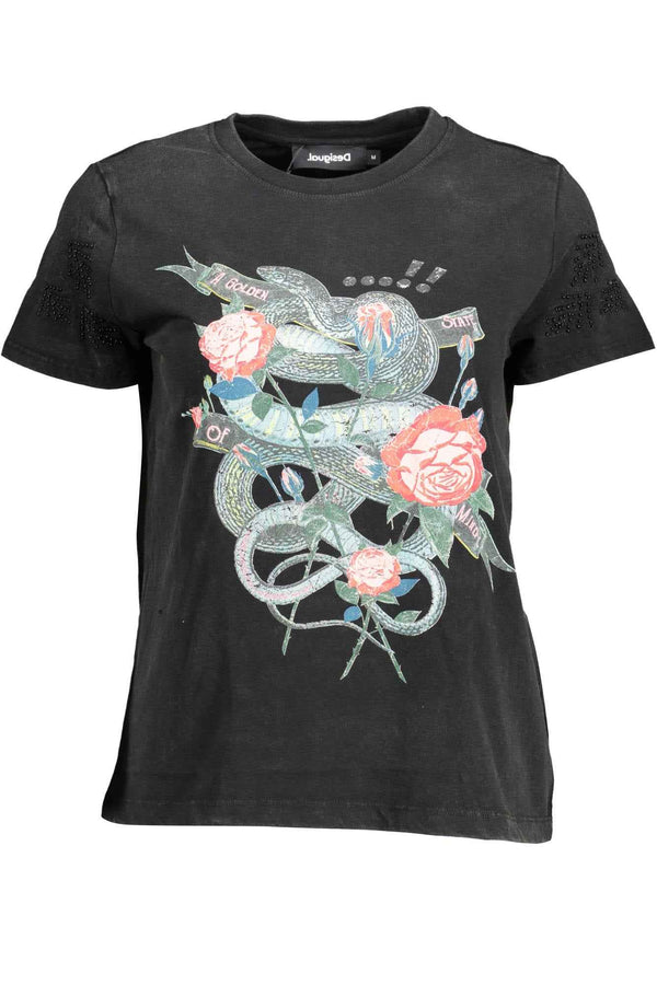 Desigual T-shirts Femme Noir - stylesgateway