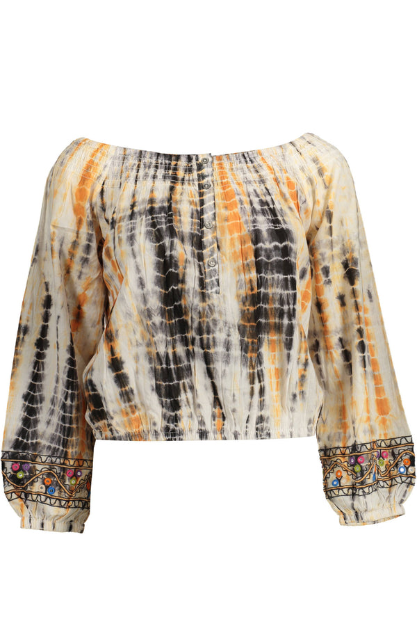 Desigual T-shirts Femme Beige - stylesgateway