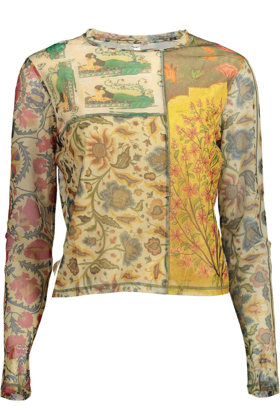 Desigual T-shirts Femme Beige - stylesgateway