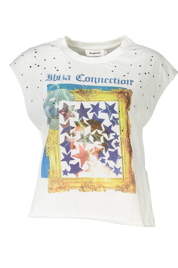 Desigual T-shirts Femme Blanc - stylesgateway