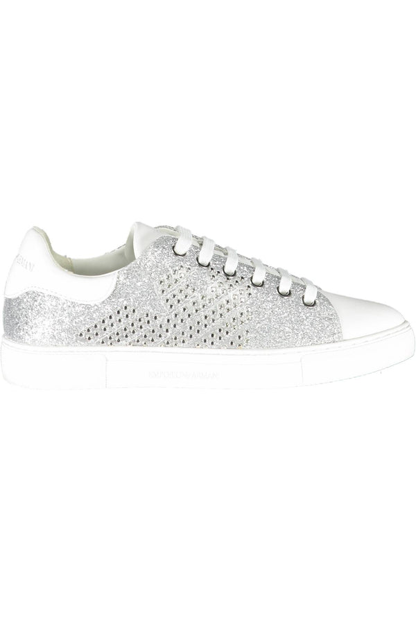 Emporio Armani Baskets Femme Argent - stylesgateway