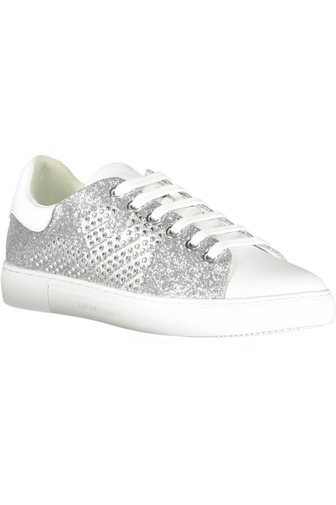 Emporio Armani Baskets Femme Argent - stylesgateway