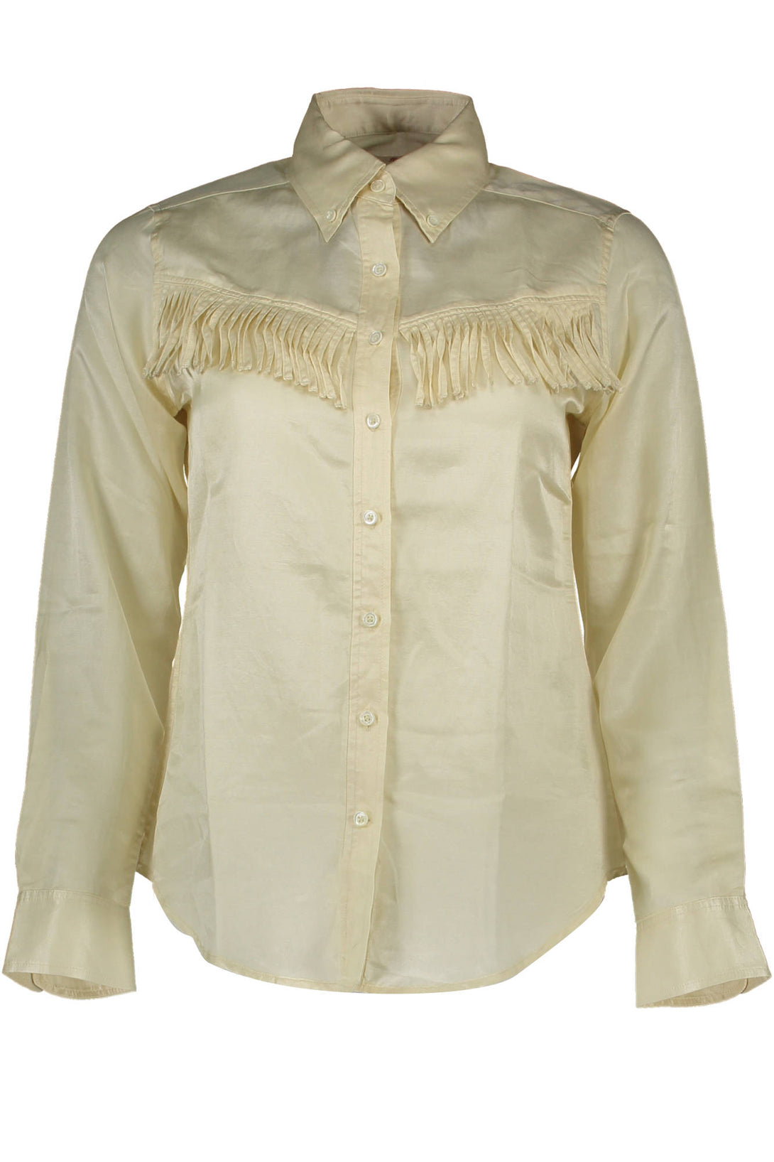 Gant Chemises Femme Beige - stylesgateway