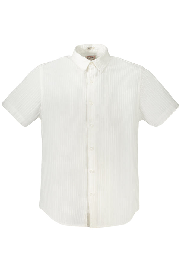 Guess Jeans Chemises Homme Blanc - stylesgateway