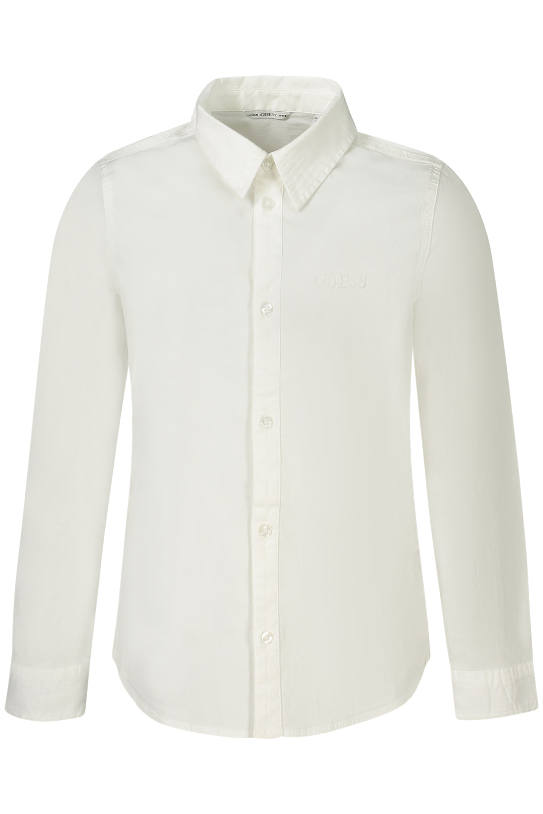 Guess Jeans Chemises Garçon Blanc - stylesgateway
