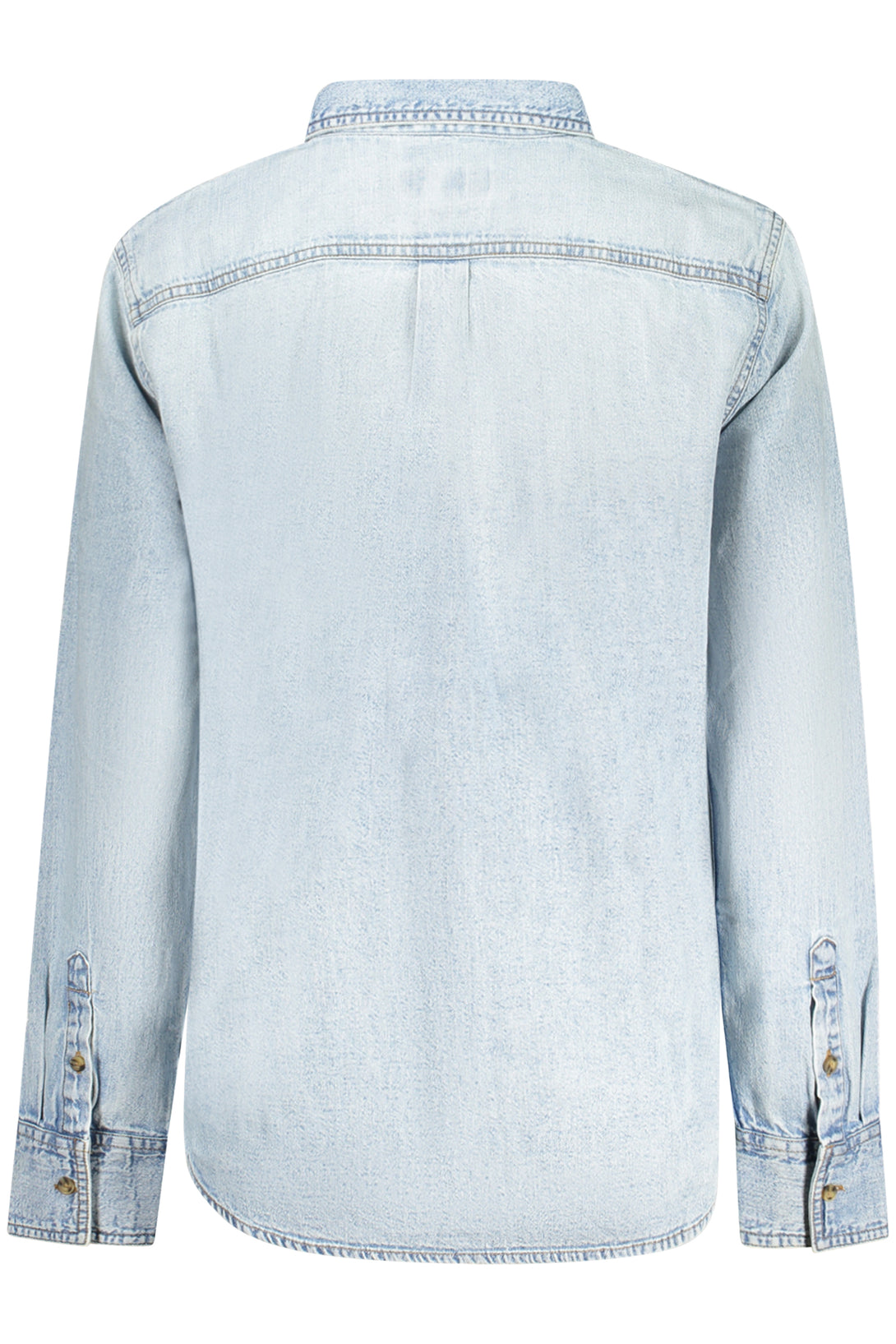 Guess Jeans Chemises Femme Bleu Ciel - stylesgateway