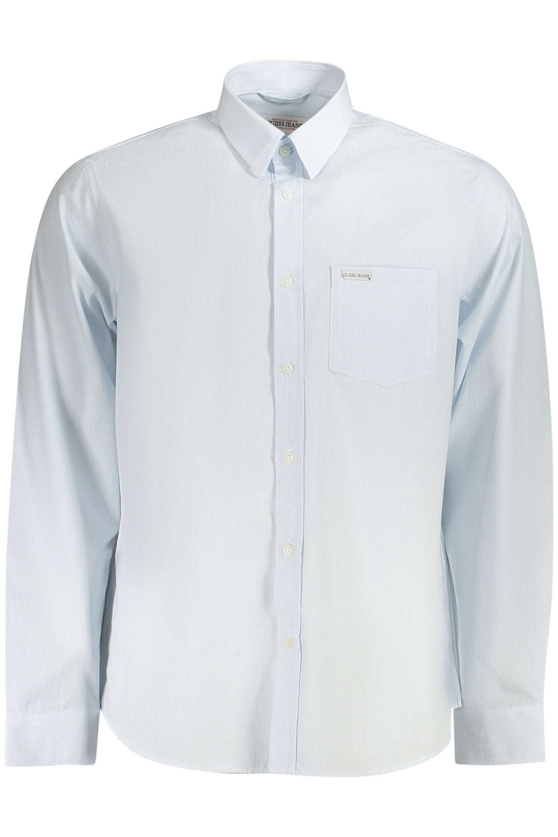Guess Jeans Chemises Homme Bleu Ciel - stylesgateway
