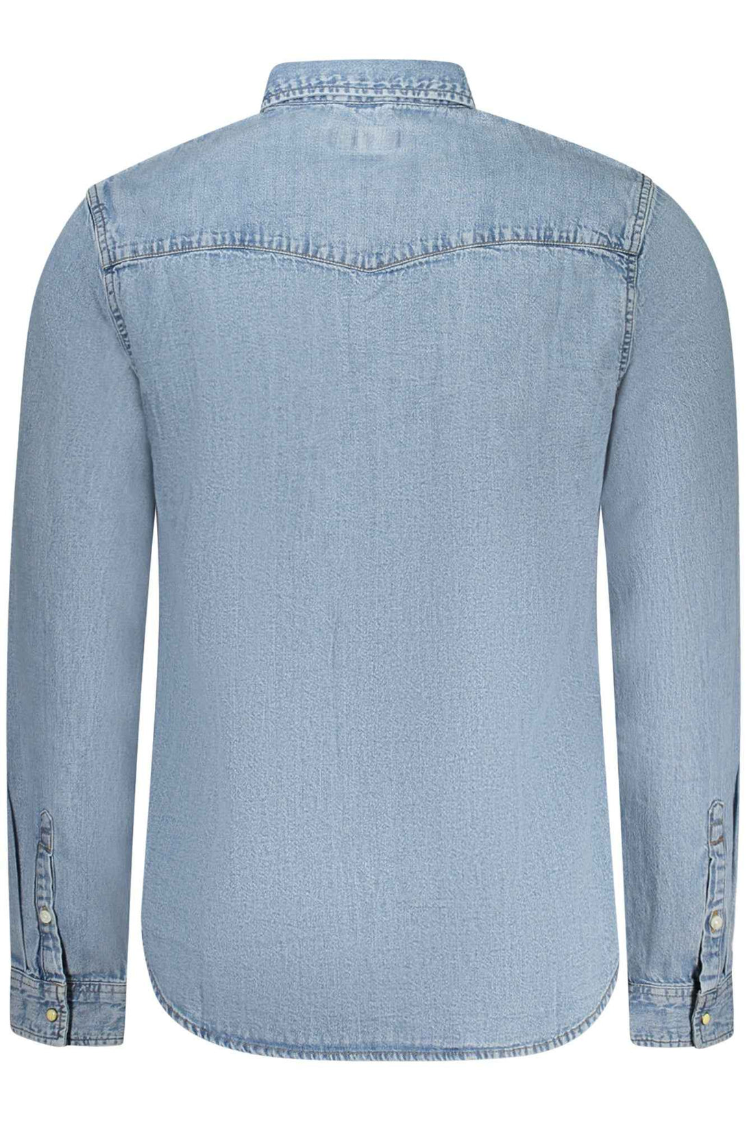 Guess Jeans Chemises Homme Bleu Ciel - stylesgateway
