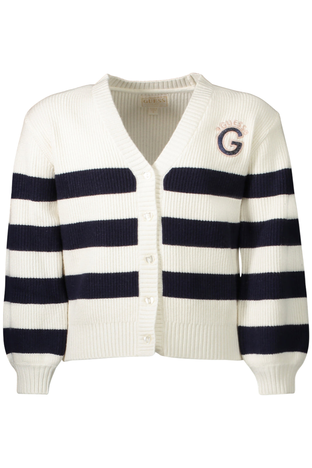 Guess Jeans Sweaters Fille Blanc - stylesgateway
