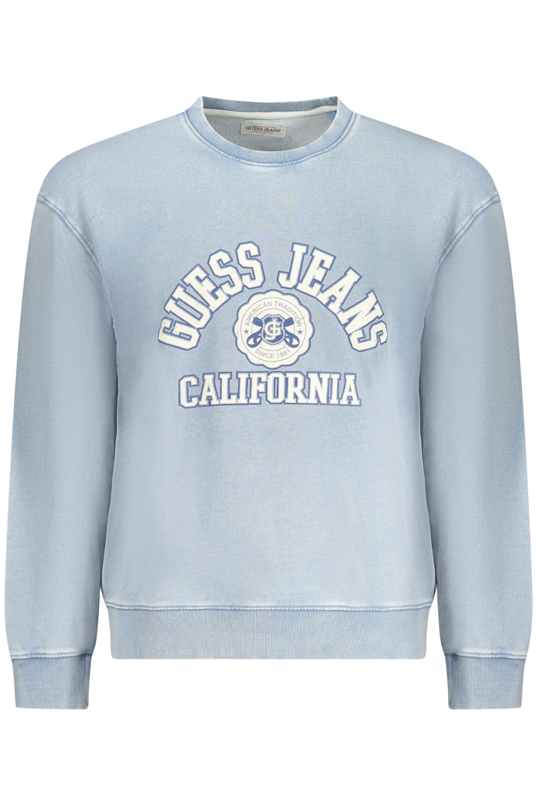 Guess Jeans Sweatshirts Homme Bleu Ciel - stylesgateway