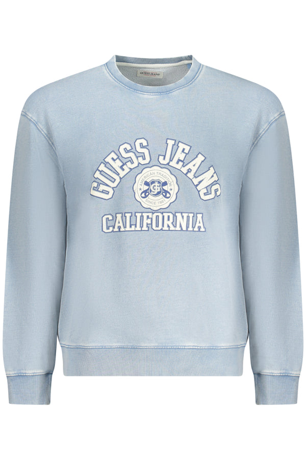 Guess Jeans Sweatshirts Homme Bleu Ciel - stylesgateway
