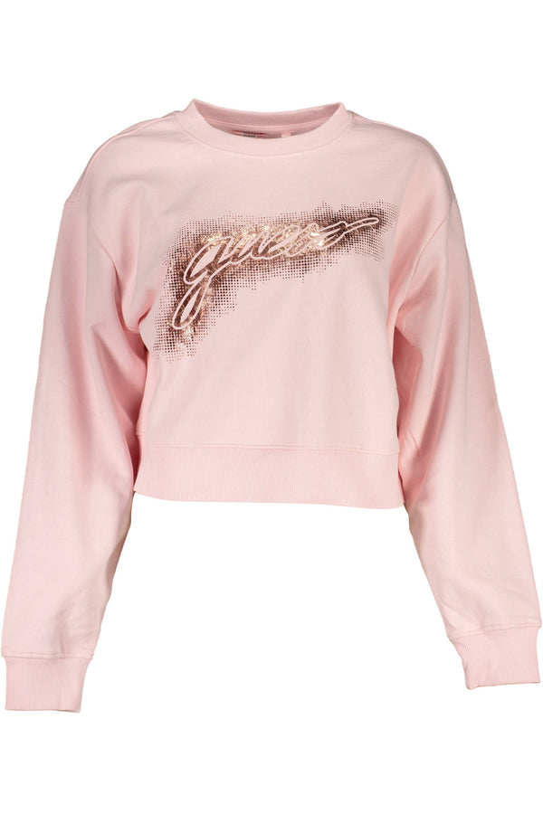 Guess Jeans Sweatshirts Homme Rose - stylesgateway
