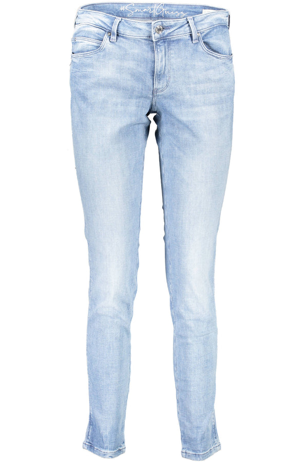 Guess Jeans Jeans Femme Bleu Ciel - stylesgateway