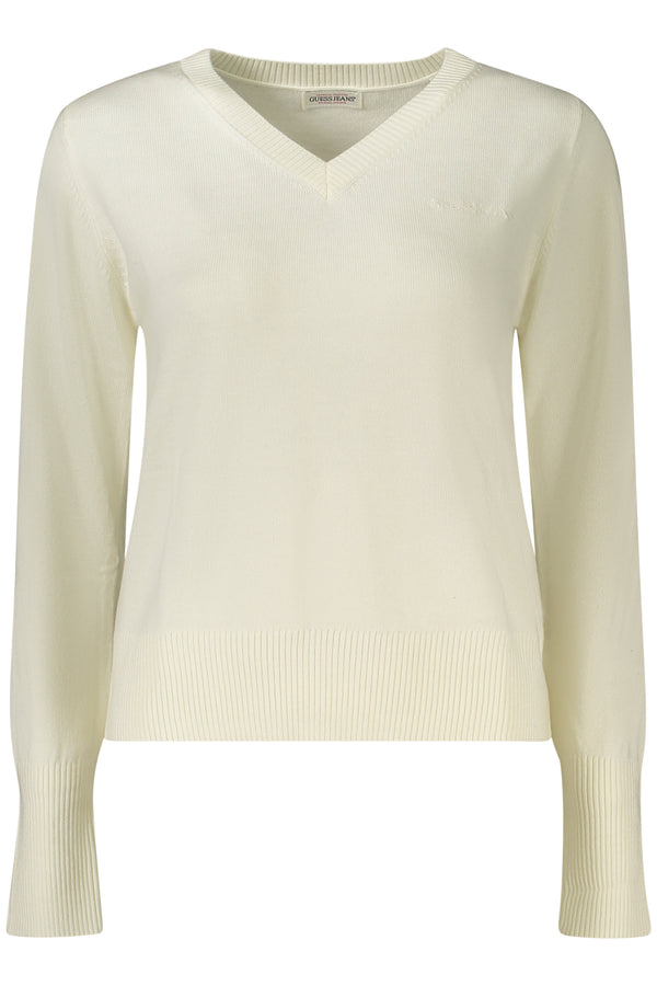 Guess Jeans Sweaters Femme Blanc - stylesgateway