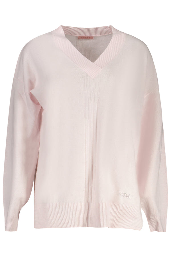 Guess Jeans Sweaters Femme Rose - stylesgateway