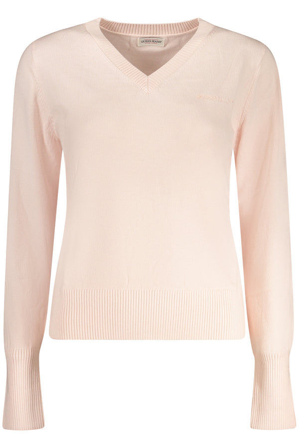 Guess Jeans Sweaters Femme Rose - stylesgateway