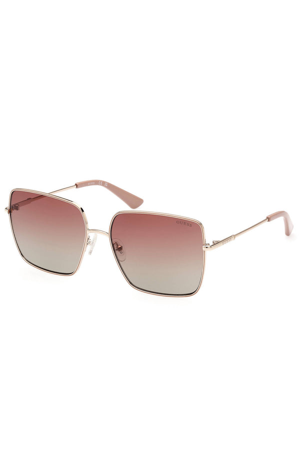 Guess Jeans Lunettes de soleil Femme Or - stylesgateway