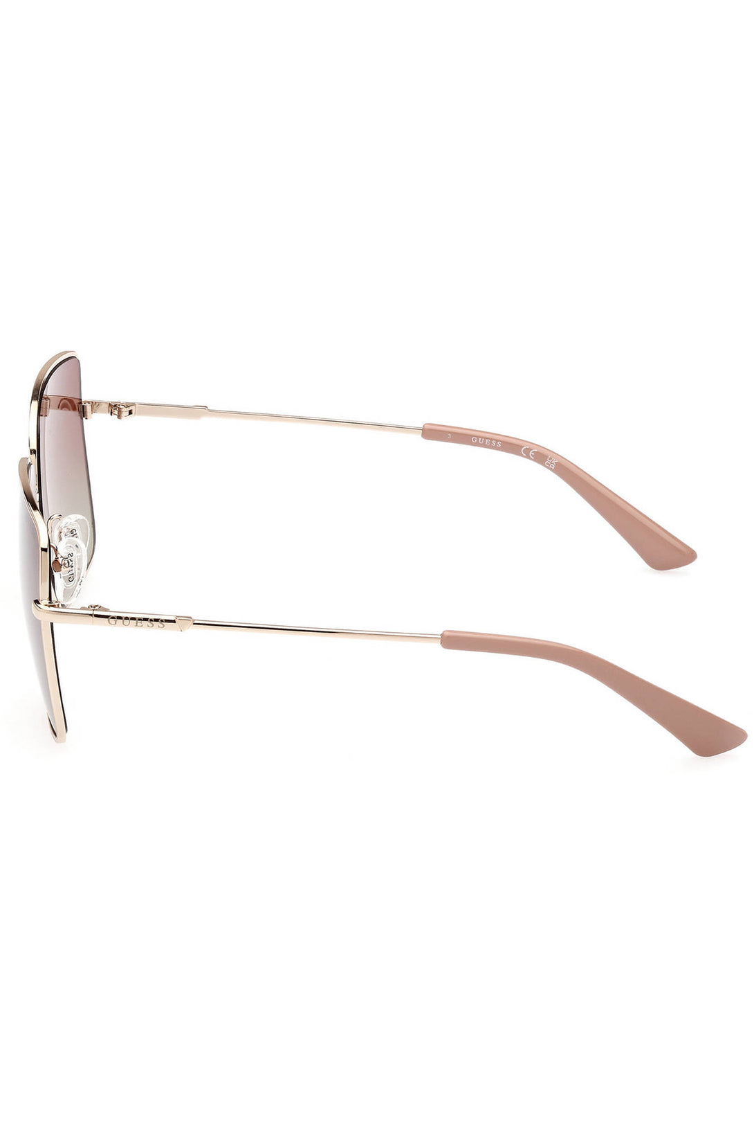 Guess Jeans Lunettes de soleil Femme Or - stylesgateway