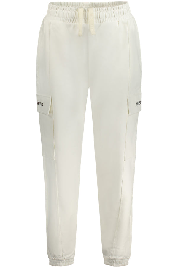 Guess Jeans Pantalons Femme Blanc - stylesgateway