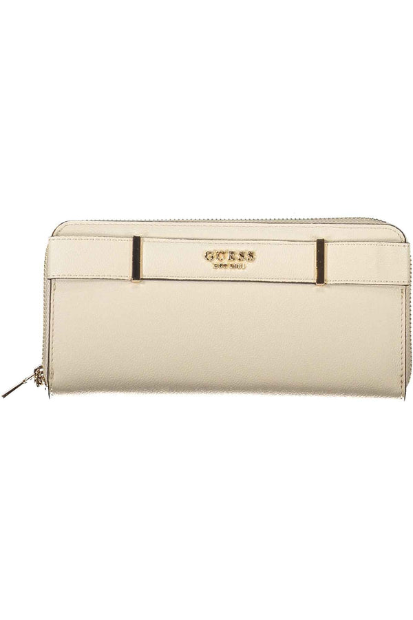 Guess Jeans Portefeuilles Femme Beige - stylesgateway
