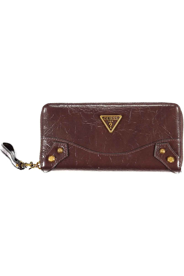 Guess Jeans Portefeuilles Femme Marron - stylesgateway