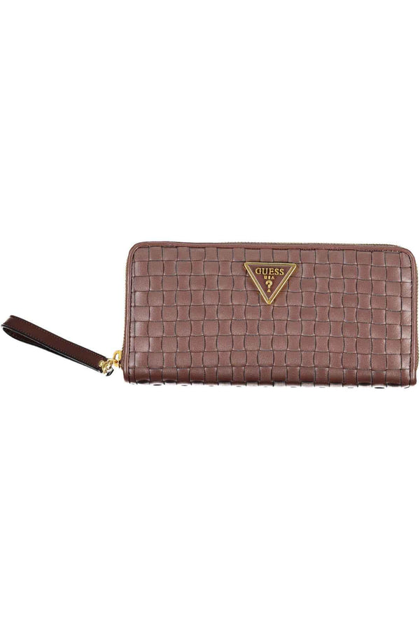 Guess Jeans Portefeuilles Femme Marron - stylesgateway
