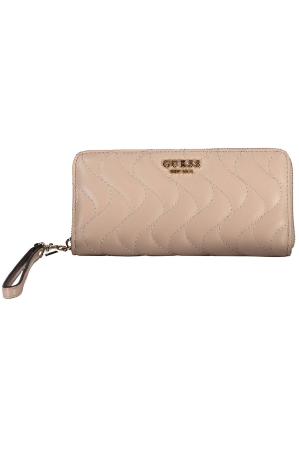 Guess Jeans Portefeuilles Femme Rose - stylesgateway