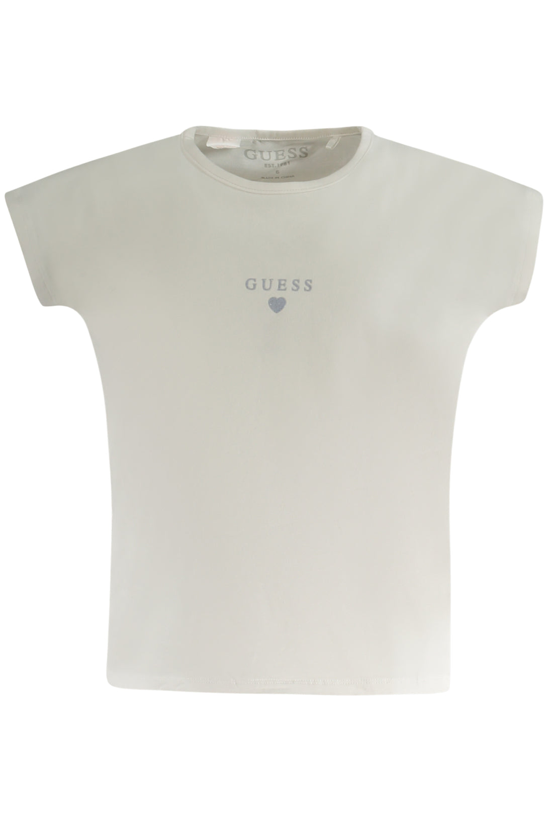 Guess Jeans T-shirts Fille Blanc - stylesgateway
