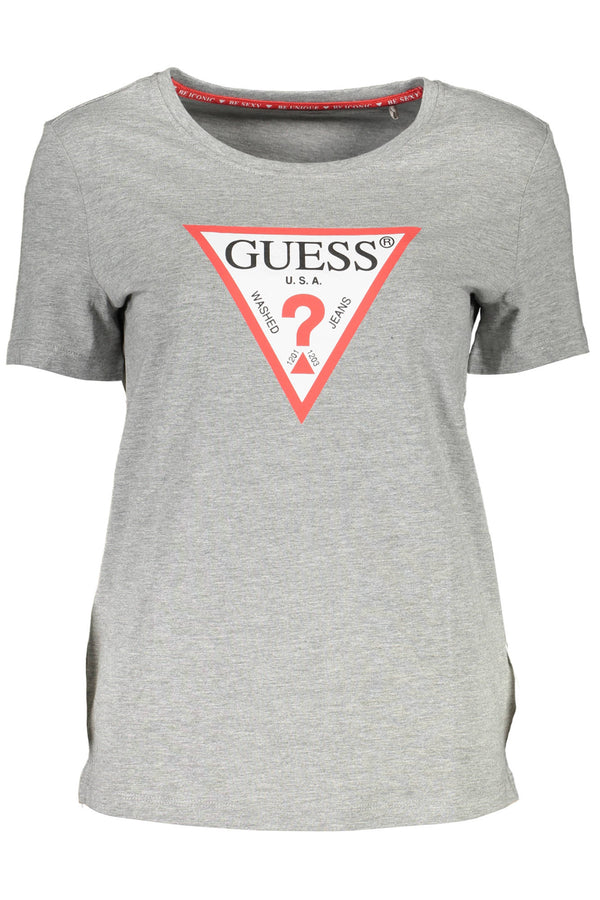 Guess Jeans T-shirts Femme Gris - stylesgateway