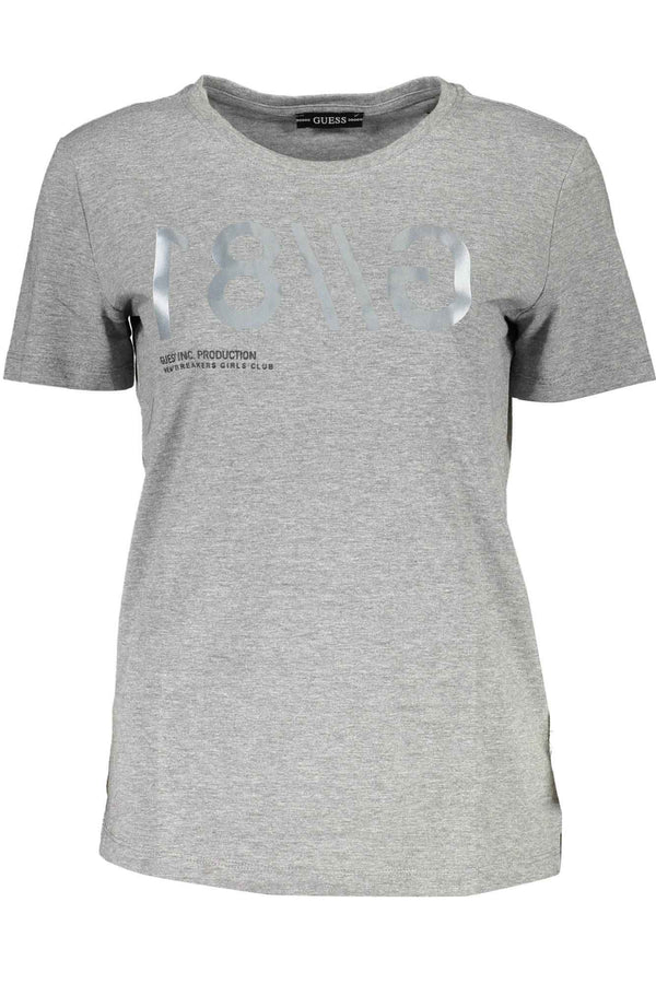 Guess Jeans T-shirts Femme Gris - stylesgateway