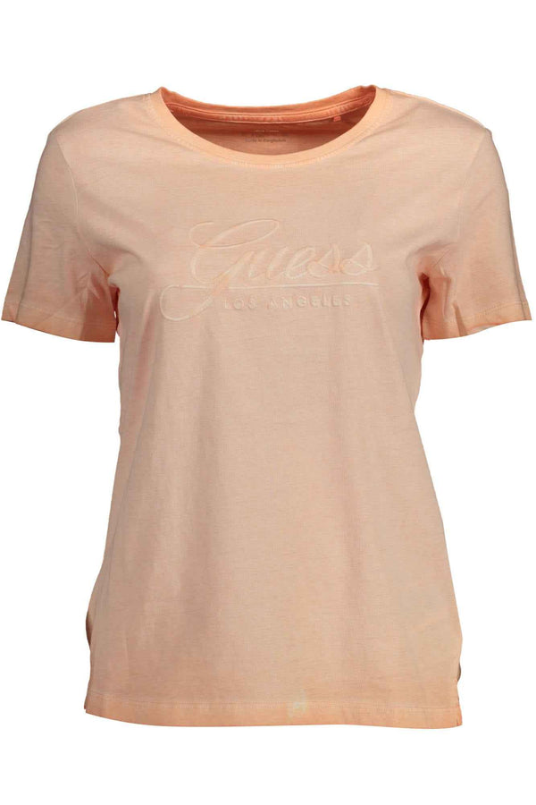 Guess Jeans T-shirts Femme Rose - stylesgateway