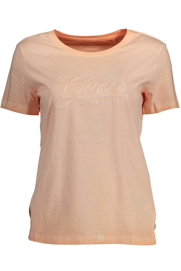 Guess Jeans T-shirts Femme Rose - stylesgateway
