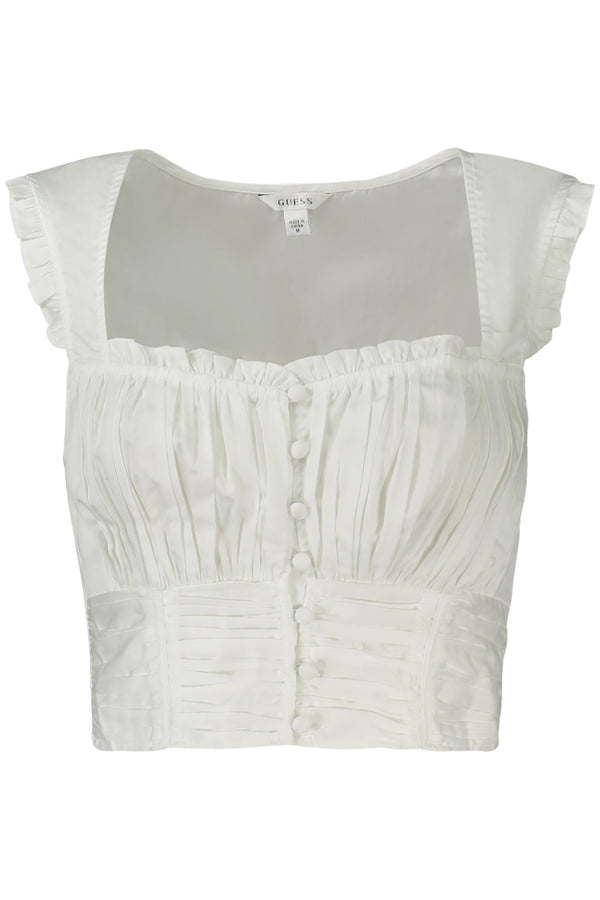 Guess Jeans Chemises Femme Blanc - stylesgateway