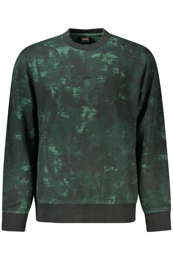 Boss Sweatshirts Homme Vert - stylesgateway