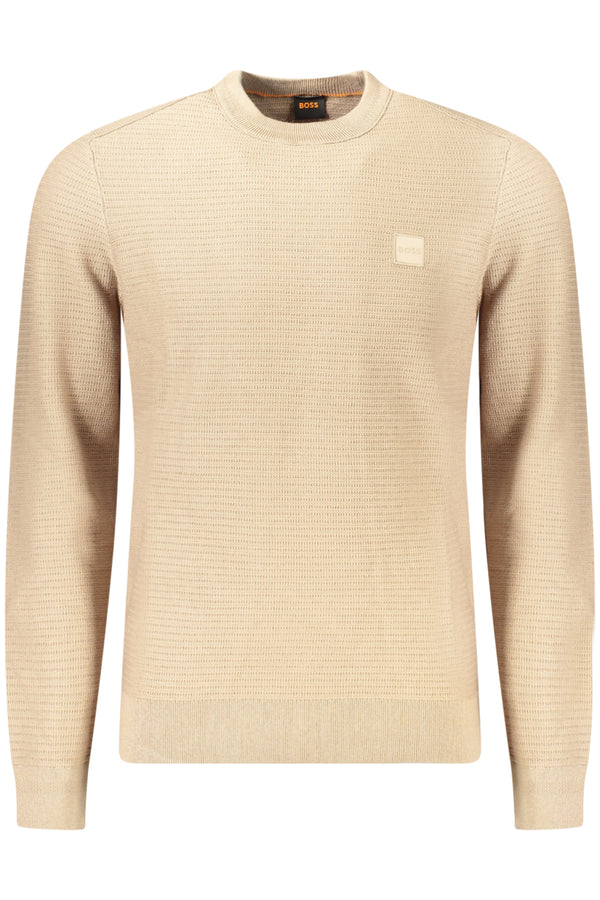 Boss Sweaters Homme Beige - stylesgateway