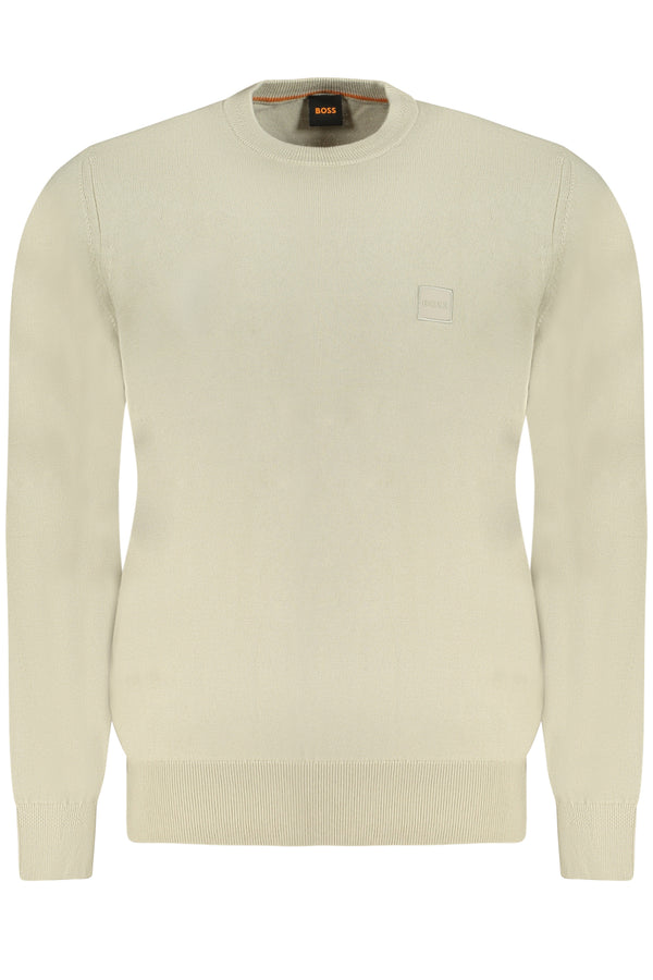 Boss Sweaters Homme Beige - stylesgateway