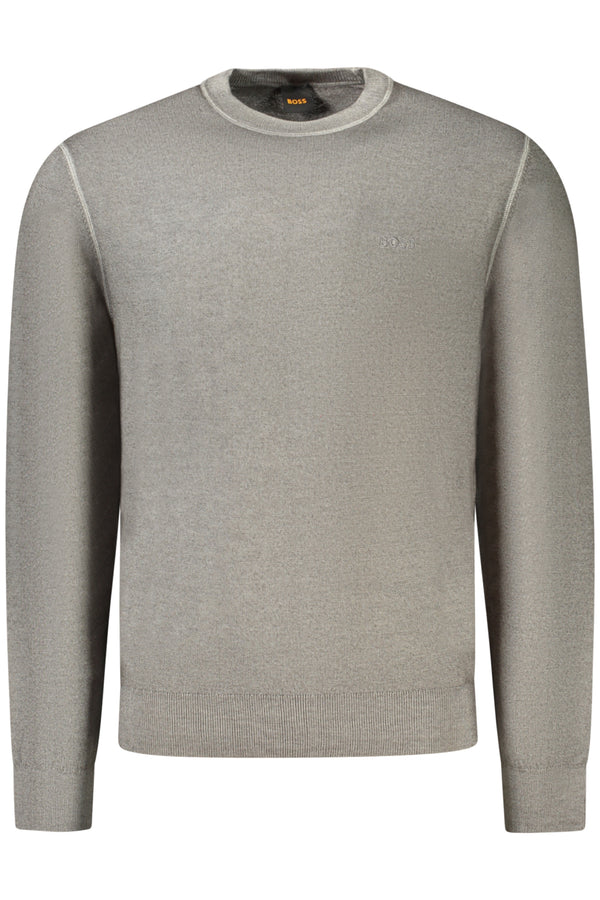 Boss Sweaters Homme Gris - stylesgateway
